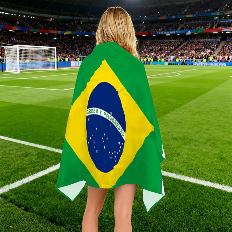 USA-Canadian-Mexican World Cup Fans Capes Flags, Specification: Denmark(90x150cm) - Image 6