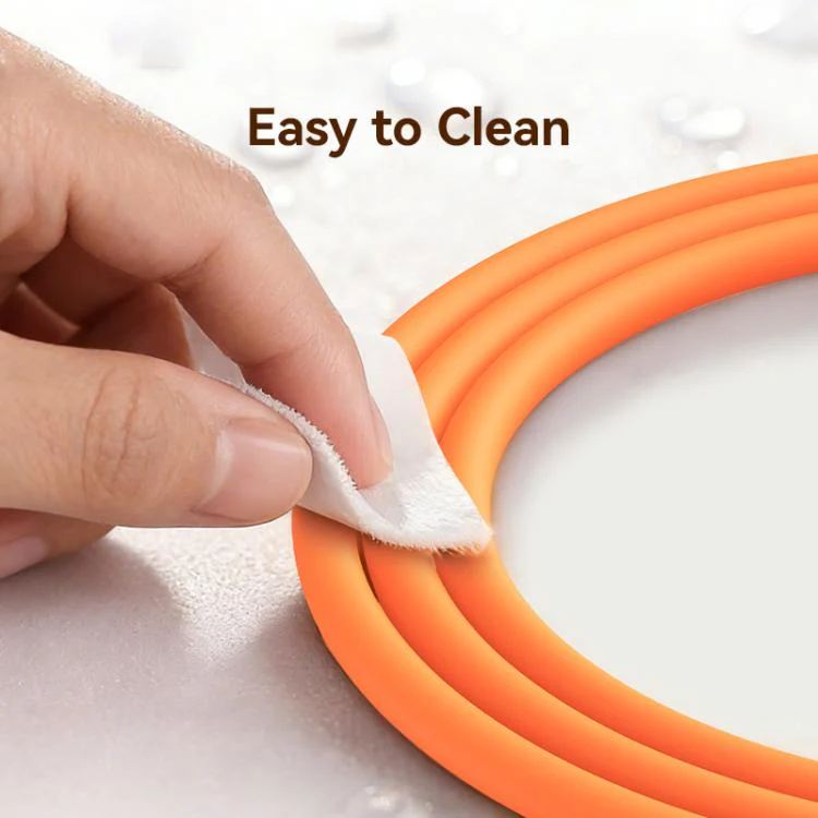 USAMS SJ787 U98 60W Type-C to Type-C Silicone Fast Charging Data Cable, Length: 1m(White) - Image 6