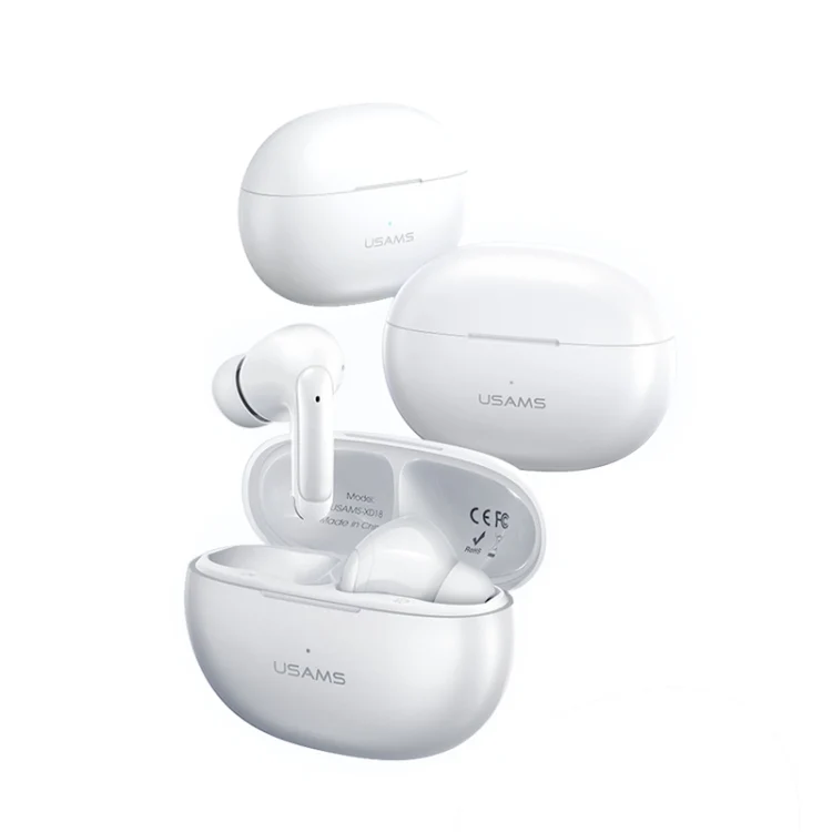 USAMS US-XD18 TWS In Ear Bluetooth Earphone(White) - Image 2