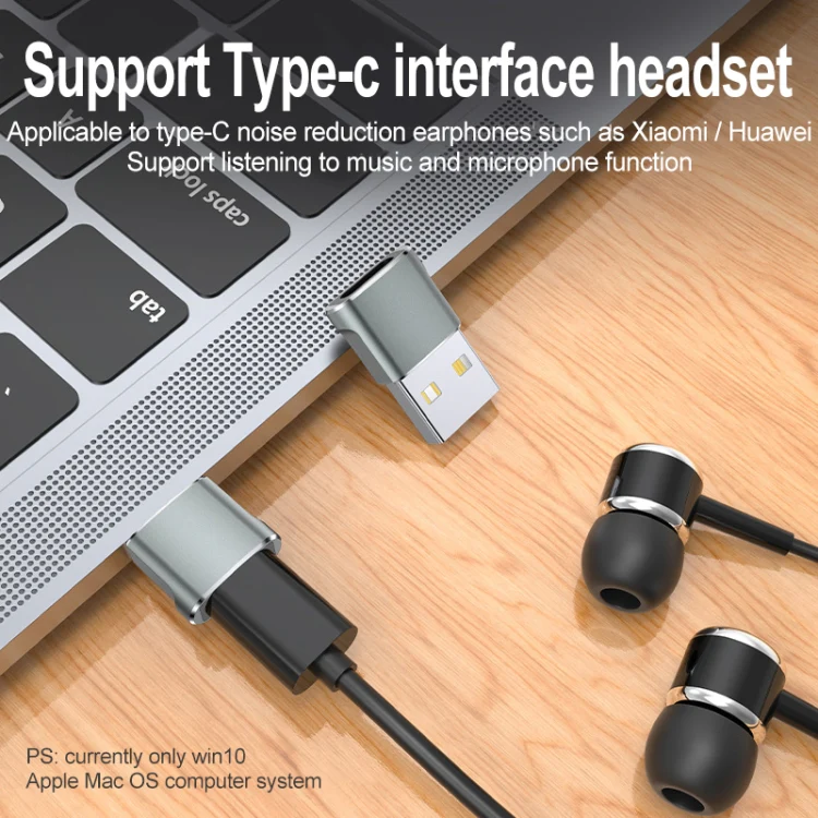 USB 2.0 Male To USB-C / Type-C Female Adapter, Support Charging & Transmission Data(Blue) - Image 8