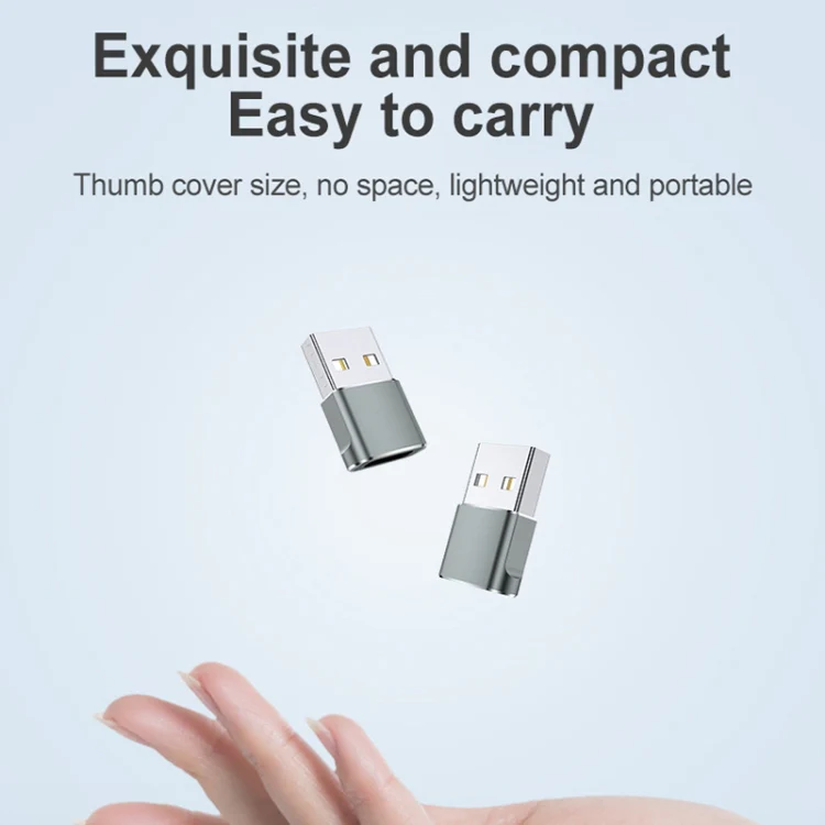 USB 2.0 Male To USB-C / Type-C Female Adapter, Support Charging & Transmission Data(Red) - Image 10