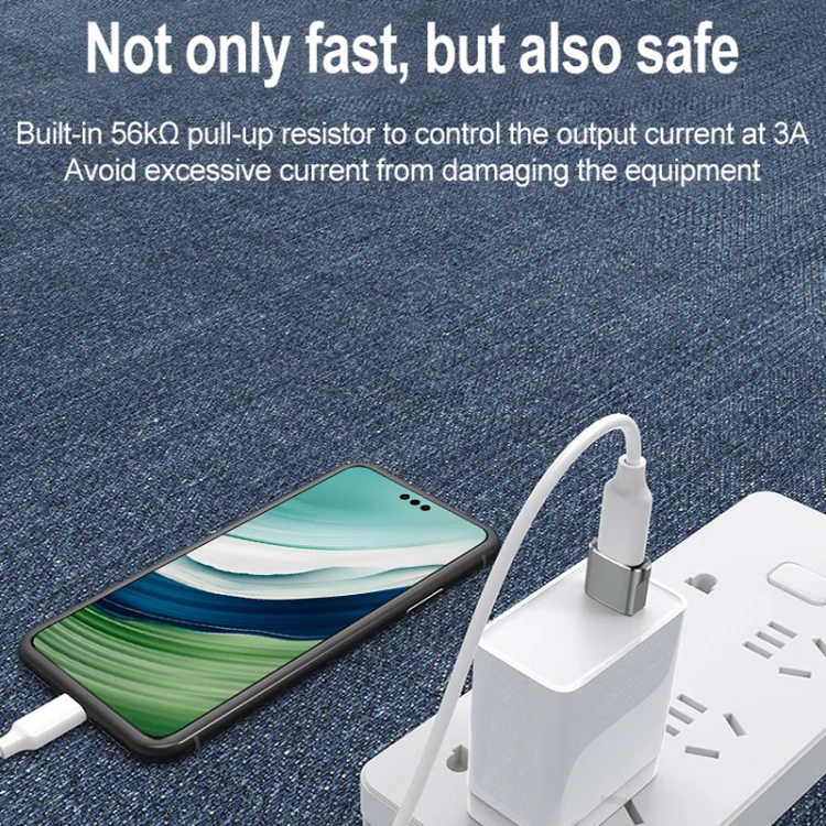 USB 2.0 Male To USB-C / Type-C Female Adapter, Support Charging & Transmission Data(Silver) - Image 12