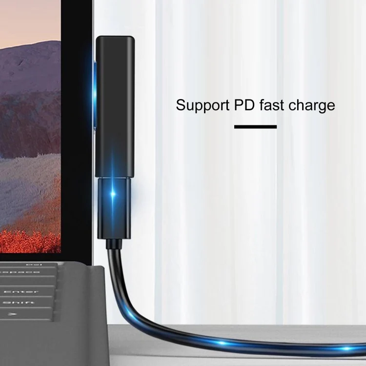 USB-C / Type-C Female PD Fast Charging Adapter for Microsoft Surface Pro 3 / 4 / 5 / 6 / 7 - Image 4
