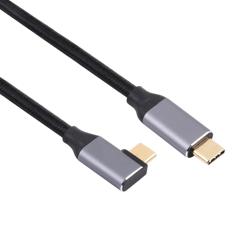 USB-C / Type-C Male to USB-C / Type-C Elbow Transmission Data Cable, Cable Length:2m - Image 4