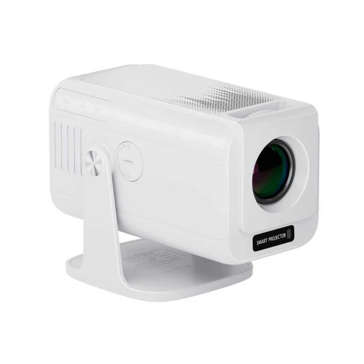 V1 Auto-focus 3 inch LCD 1920x1080P 270ANSI Android 13 OS Portable Smart Projector, Plug Type:EU Plug(White) - Image 3