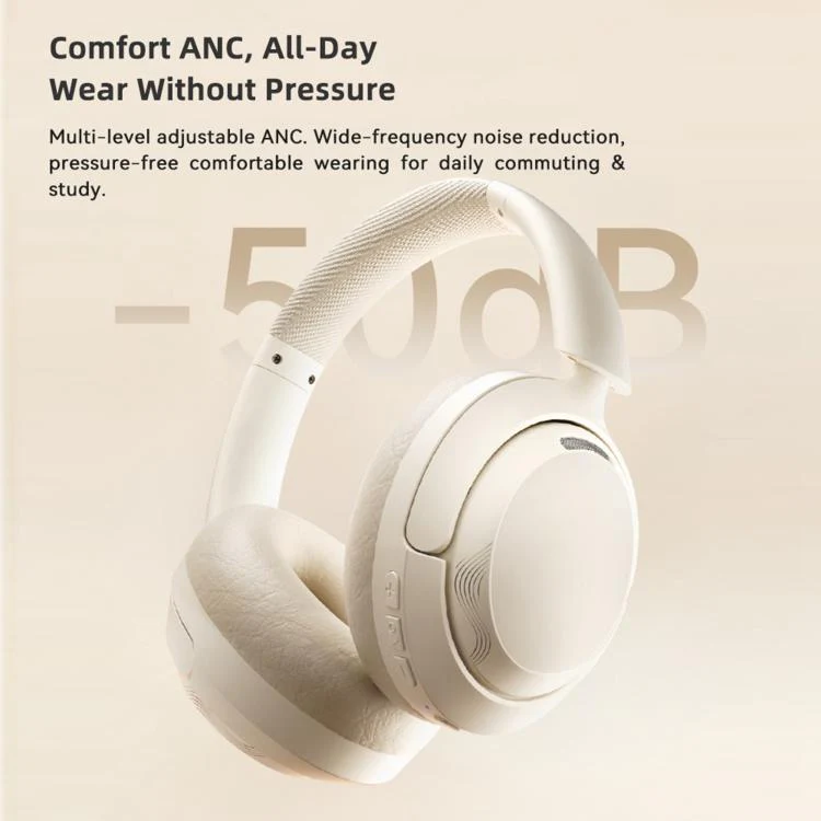 V10 Over-Ear Active Noise Reduction Wireless Bluetooth Headset(Black) - Image 3