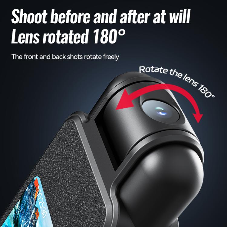 V23 0.85-inch IPS Display Portable Motion HD Camera & Voice Recorder, Memory:16GB(Black) - Image 5