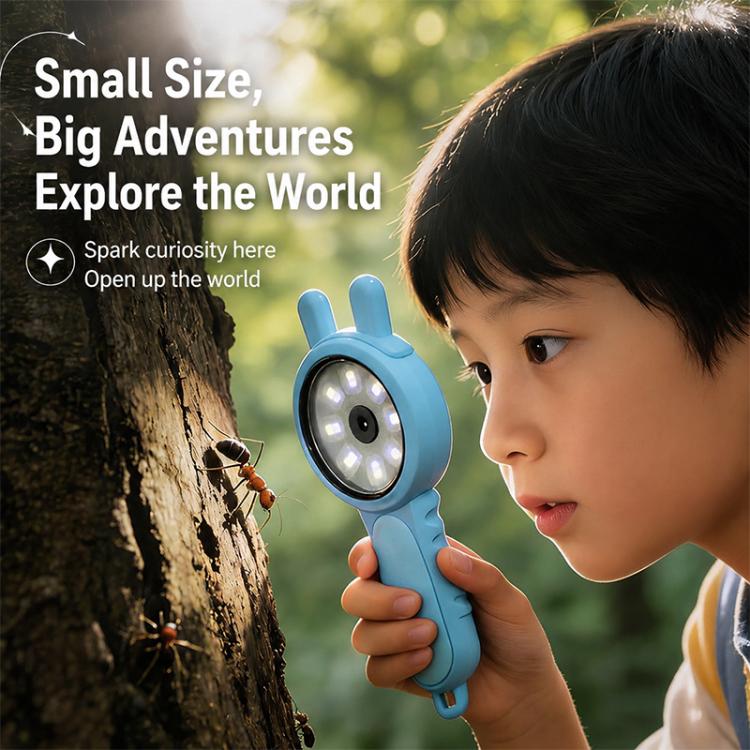 V37 200X 2-inch IPS Screen Children Handheld Smart Magnifier(Blue) - Image 12