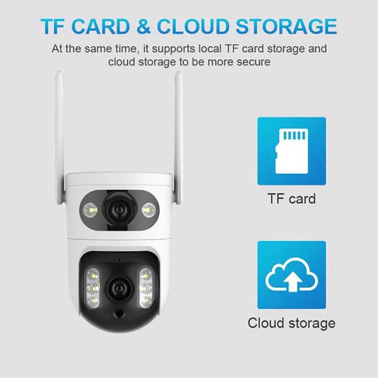 V380 2MP HD Smart Gun Ball Linkage WiFi Surveillance Camera, US Plug(White) - Image 8