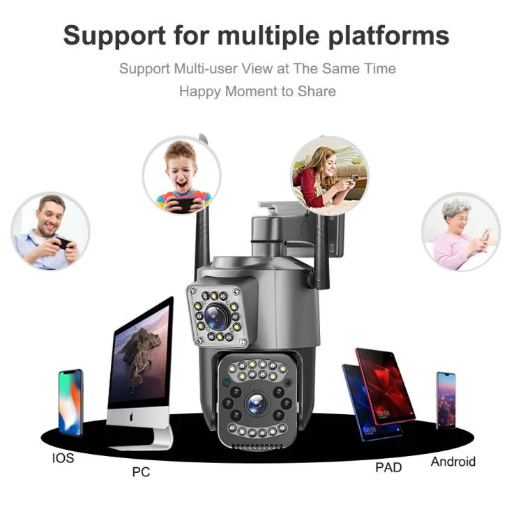 V380 Pro 2MP Dual Lens Panoramic Surveillance HD WiFi Camera(EU Plug) - Image 7