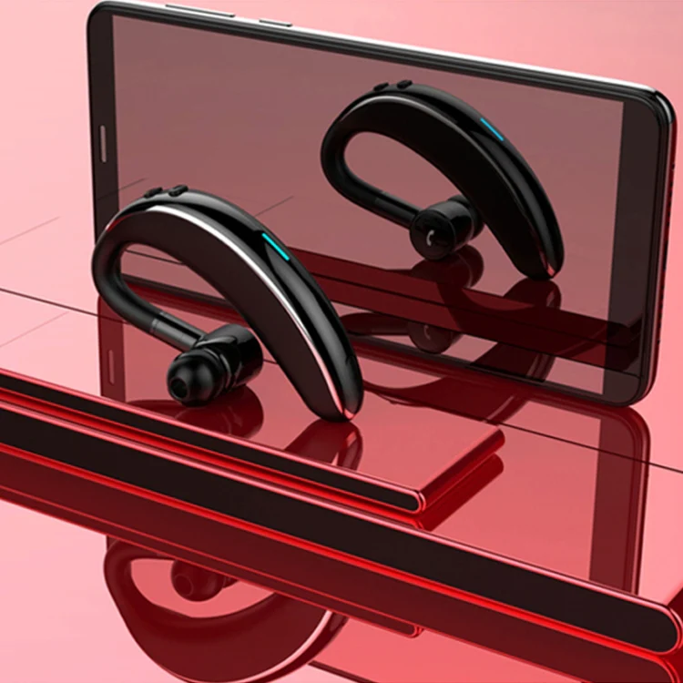 V7 Bluetooth 5.0 Business Style Wireless Stereo Sports Bluetooth Earphone, Support Inform Caller Name (Black) - Image 5