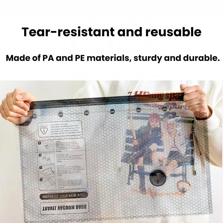 Vacuum Compression Bags for Household Clothes Storage, With Evacuation Pump, Size: 15pcs /Set 5S+5M+5L - Image 6
