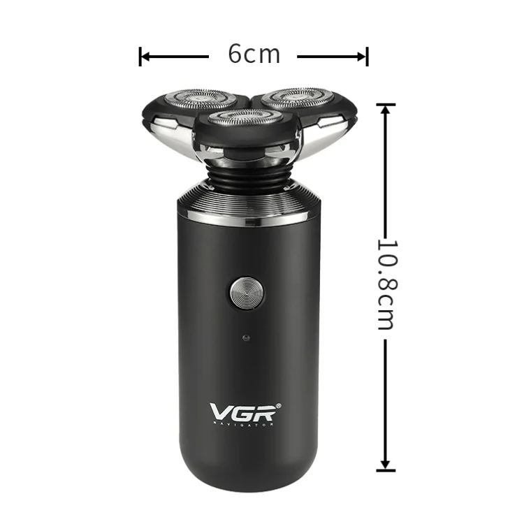VGR V-317 5W USB Omnidirectional Three-dimensional Floating Three-network Electric Shaver - Image 2