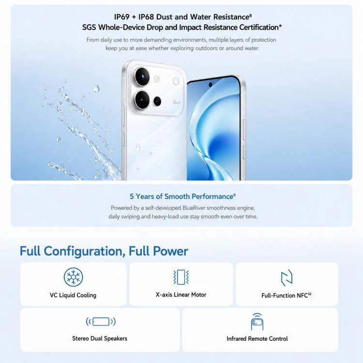 vivo S60, 12GB+512GB, 6.59 inch Android 16 OriginOS 6 Snapdragon 8s Gen 3 Octa Core, OTG, NFC, Network: 5G, Support Google Play (Green) - Image 20