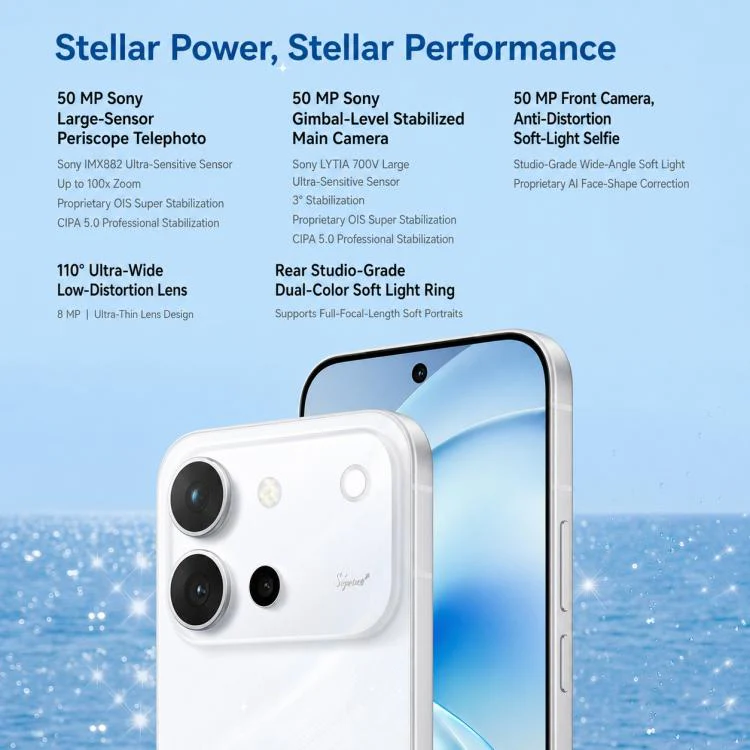 vivo S60, 16GB+512GB, 6.59 inch Android 16 OriginOS 6 Snapdragon 8s Gen 3 Octa Core, OTG, NFC, Network: 5G, Support Google Play (Black) - Image 11