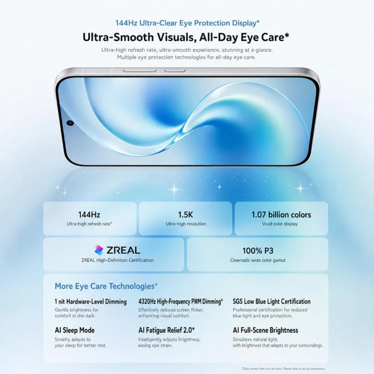 vivo S60 Vitality, 12GB+256GB, 6.59 inch Android 16 OriginOS 6 Dimensity 7500 Full Power Version Octa Core, OTG, NFC, Network: 5G, Support Google Play (White) - Image 16