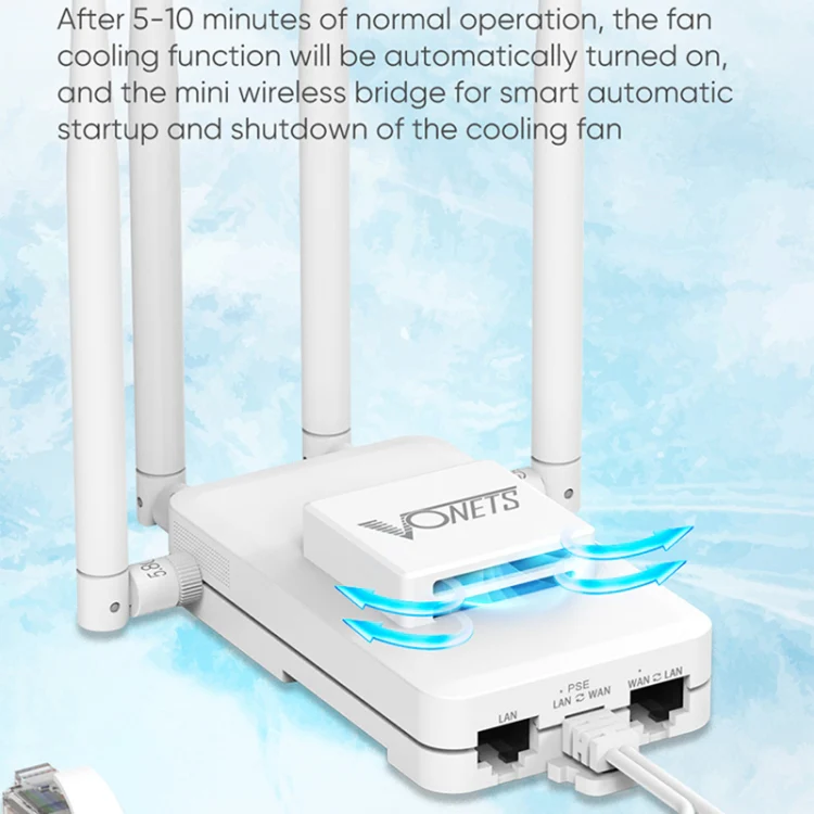VONETS VAR1800-H 1800Mbps Wireless WiFi Router Standard Edition(White) - Image 8