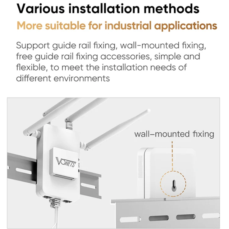 VONETS VAR1800-H 1800Mbps Wireless WiFi Router Standard Edition(White) - Image 9