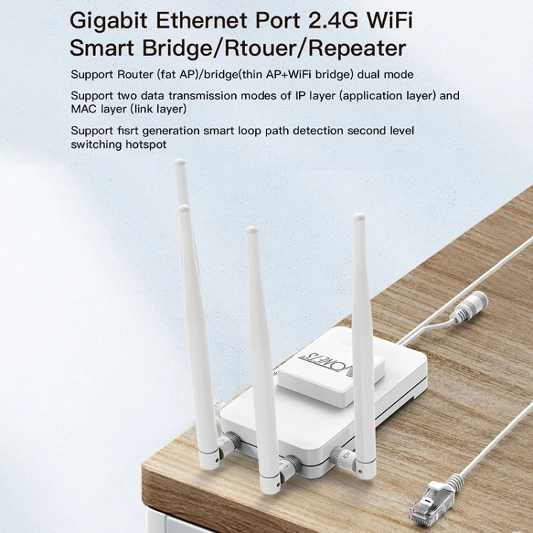 VONETS VAR600-H 600Mbps Wireless Bridge WiFi Repeater, With DC Adapter Set - Image 2