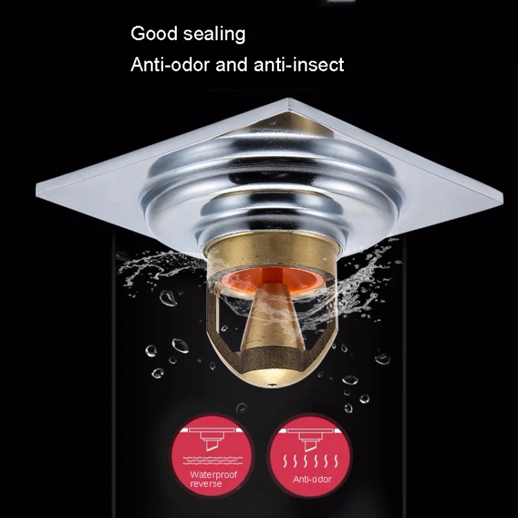 VP403 Thickened Electroplating Stainless Steel Floor Drain(Chrome Plated With 5.5 Anti-odor Copper Core) - Image 4