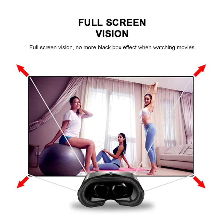 VRG Pro Mobile 3D Virtual Reality Smart VR Goggles, Spec: Blue Light (White) - Image 11