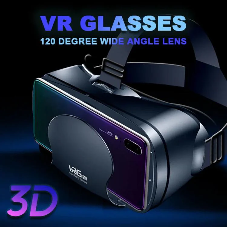 VRG Pro Mobile 3D Virtual Reality Smart VR Goggles, Spec: Blue Light (White) - Image 3