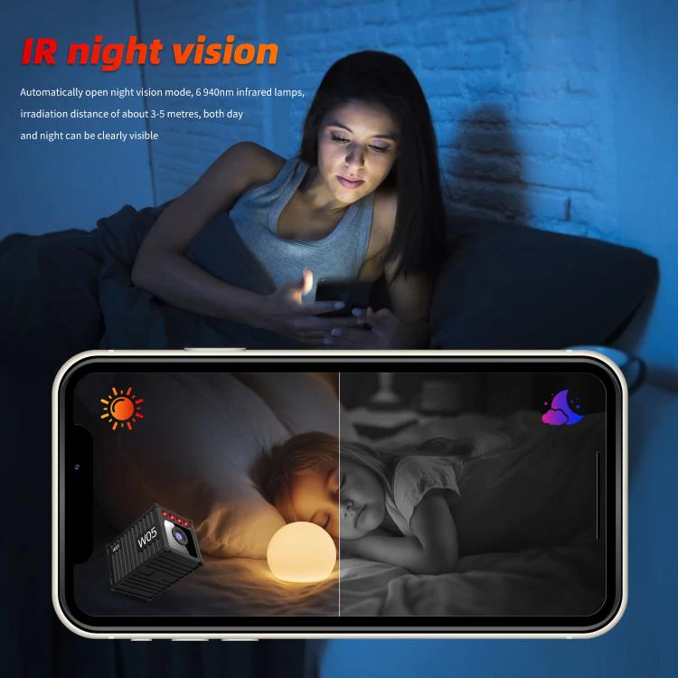W05 1080P Smart HD Wireless Mini Camera(Blue) - Image 9