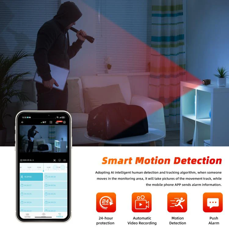 W05 1080P Smart HD Wireless Mini Camera(Green) - Image 10