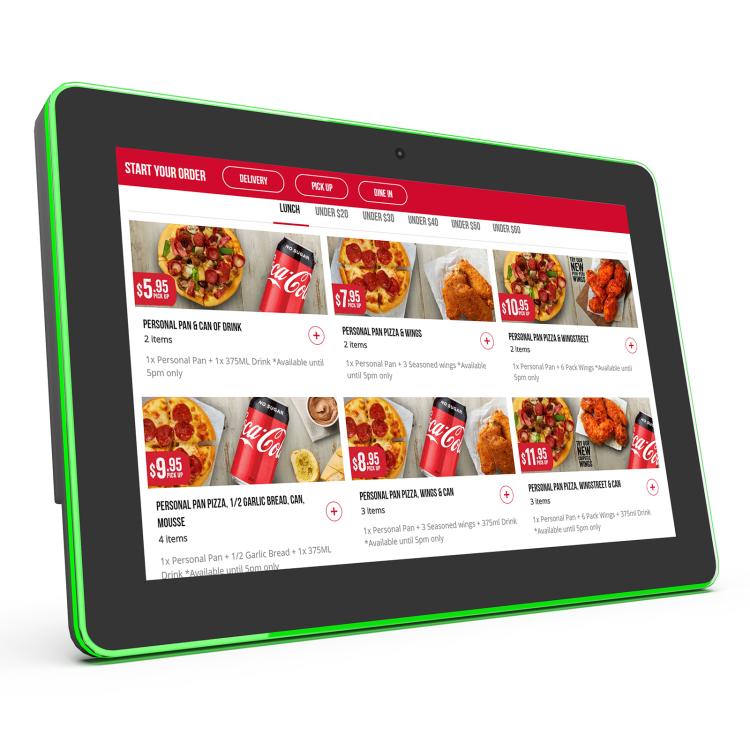 WA1059T 10.1 inch HD Touch Screen Digital Signage with Light, 4GB+32GB, Android 14 RK3576S Quad Core, Plug:UK Plug(Black) - Image 3