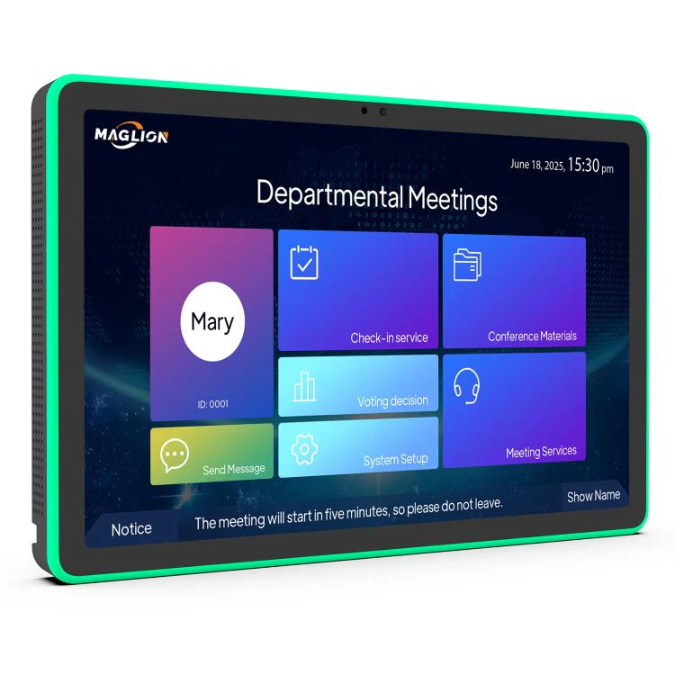 WA1109T 10.95 inch HD Touch Screen Digital Signage with Light, 4GB+64GB, Android 14 RK3576S Quad Core, Plug:EU Plug(Black) - Image 3