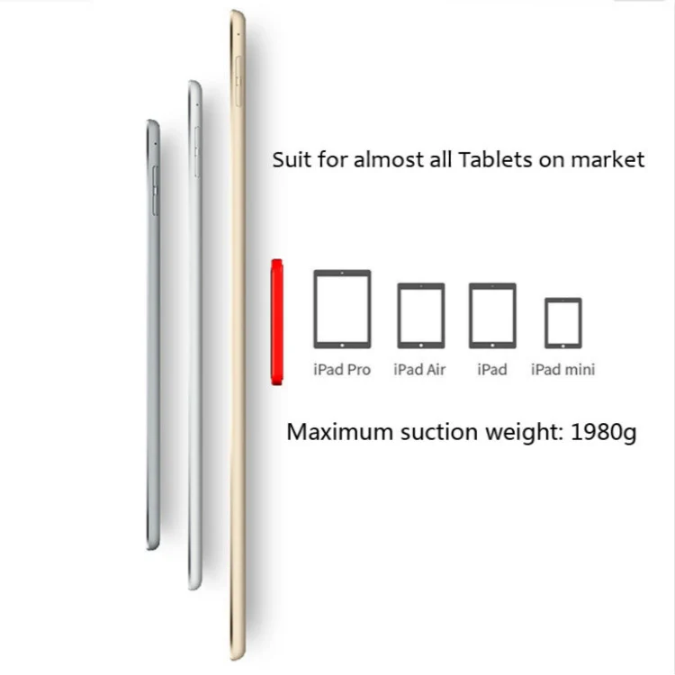 Wall-mounted iPad Magnetic Adsorption Universal Sticker Mobile Phone Wall Bracket(White B) - Image 8