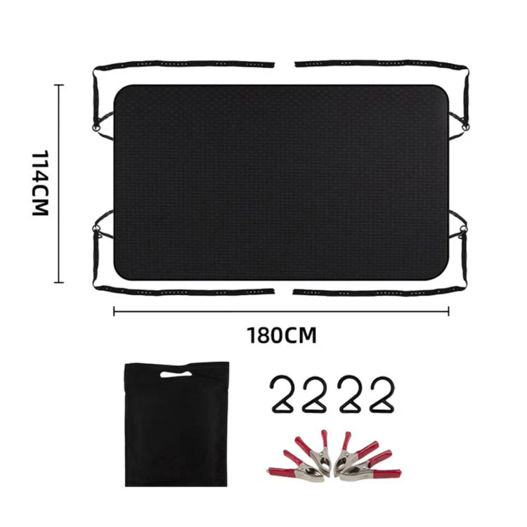 Waterproof Oxford Fabric Truck Tailgate Sun Cover Vehicle Rear Door Sun Shade, Spec: Large With Clip - Image 2