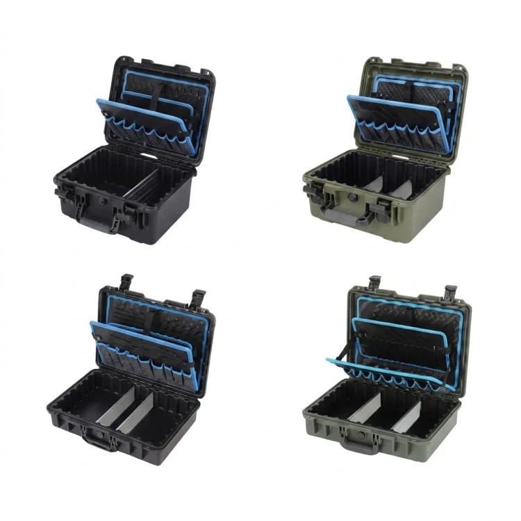Waterproof Shockproof Portable Electrical Repair Toolbox, Color: Small Black - Image 2