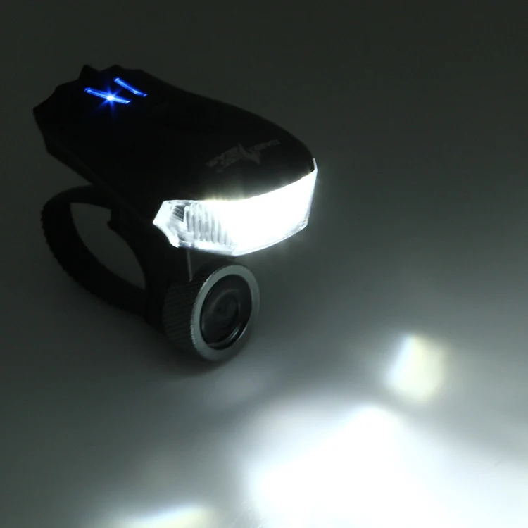Waterproof USB Rechargeable 5 Modes Yellow & White Light 400LM COB LED Bike Taillight - Image 11