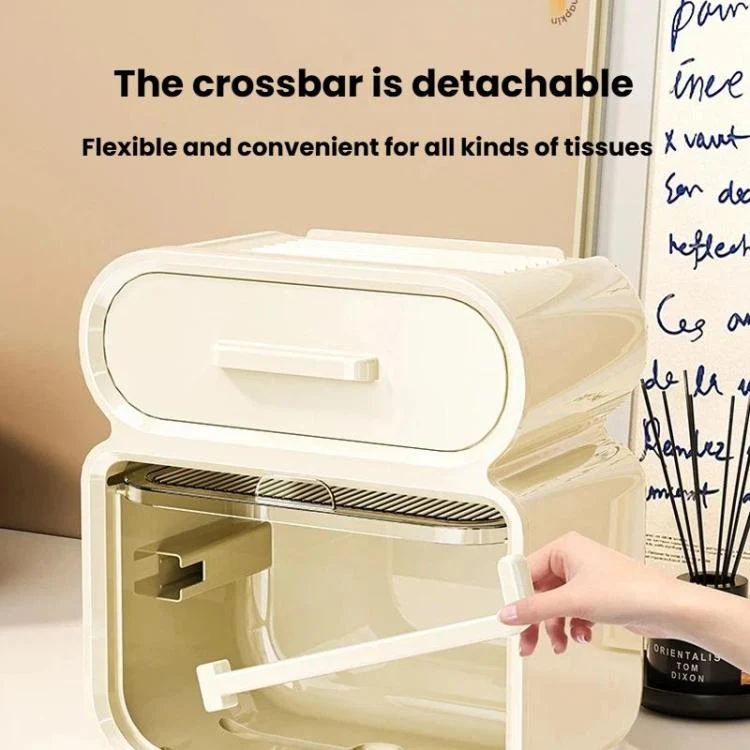 Waterproof Wall-Mounted Punch-Free Tissue Storage Rack For Bathroom & Washroom, Spec: Small Green - Image 5