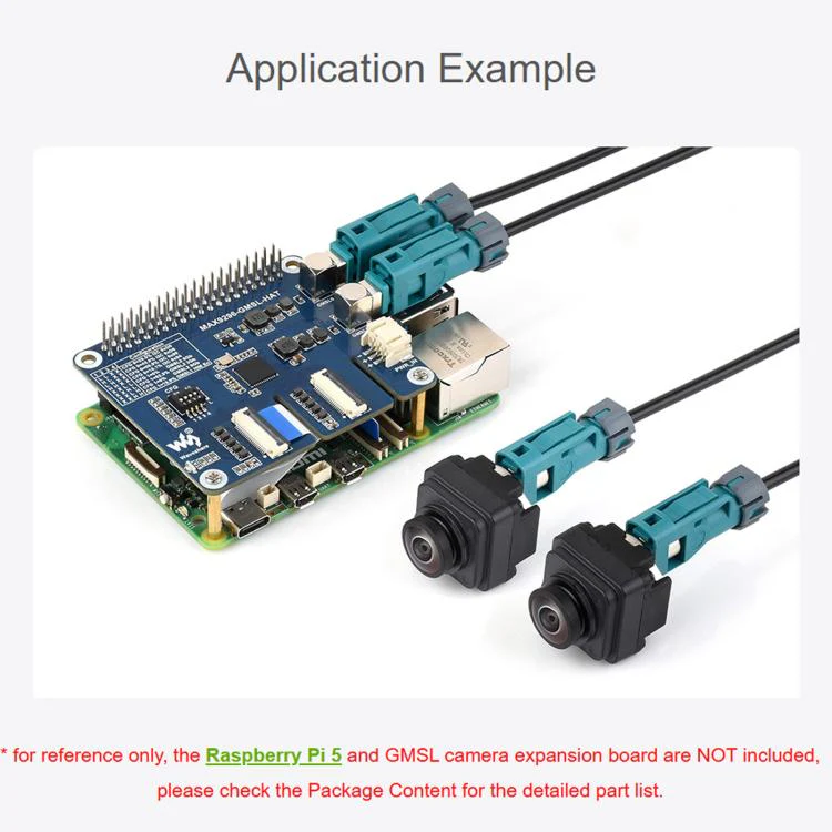 Waveshare 1MP GMSL Camera Module Automotive-grade Image Sensor, Built-in ISP, AA Lens, IP67 Protection Degree - Image 5
