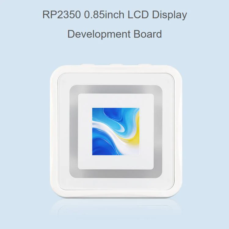 Waveshare 34441 RP2350 0.85inch LCD Display Development Board 128 × 128 Resolution, 65K Color, IPS Display Panel No Battery - Image 2