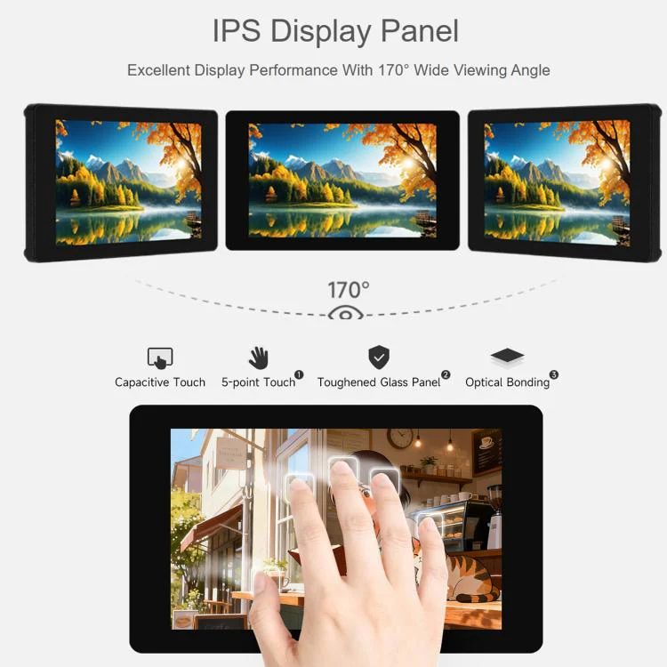Waveshare 4inch DSI Capacitive Touch Display 480 × 800 Resolution, IPS Display Panel - Image 6