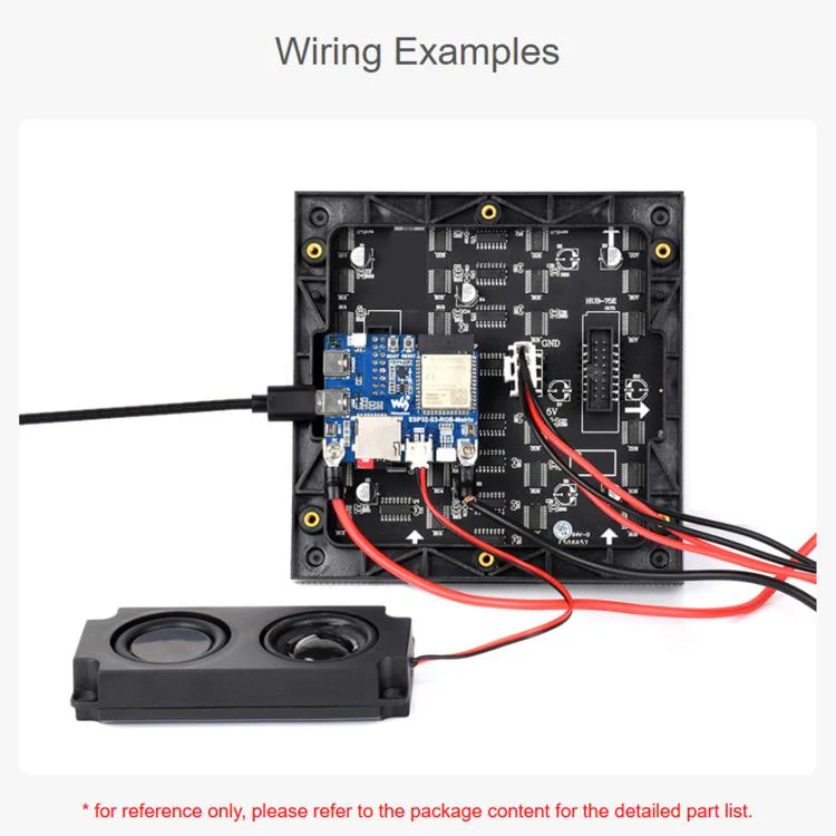Waveshare ESP32-S3 RGB Matrix Driver Board Onboard Dual Microphones Array, Supports 2.4 GHz Wi-Fi And Bluetooth 5 - Image 8