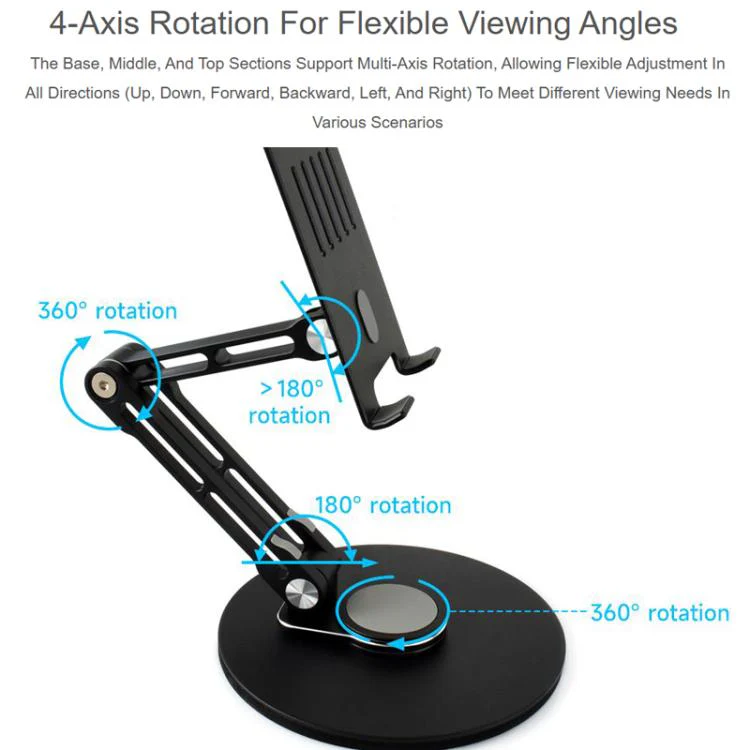 WAVESHARE Portable Monitor Adjustable Stand, Compatible with 4-18.5 inch Monitors - Image 3
