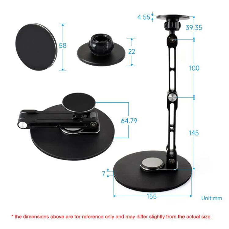 WAVESHARE Portable Monitor Magnetic Adjustable Stand, Compatible With 4-18.5 inch Monitors - Image 10
