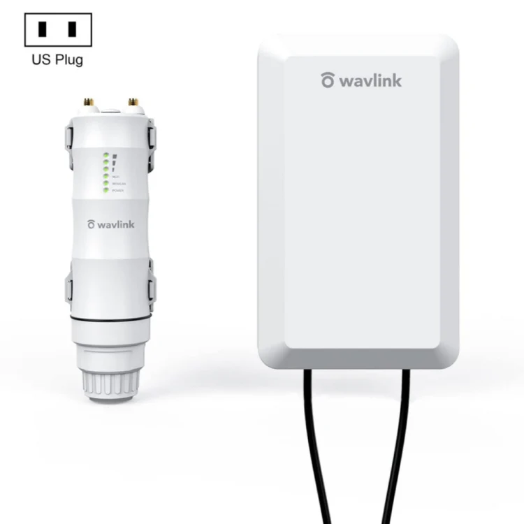 WAVLINK WN570HP2 Outdoor Weatherproof 300Mps WiFi Extender Wireless AP Repeater, Plug:US Plug