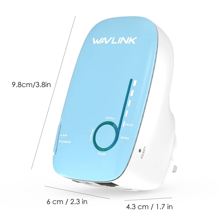 WAVLINK WN576K1 AC1200 Household WiFi Router Network Extender Dual Band Wireless Repeater, Plug:UK Plug (Blue) - Image 5