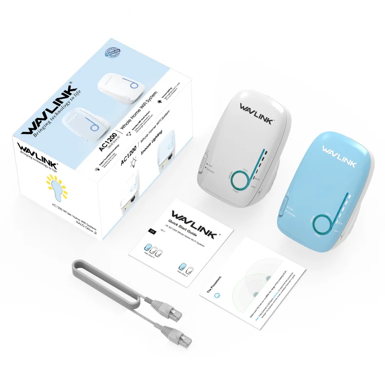 WAVLINK WN576K2 AC1200 Household WiFi Router Network Extender Dual Band Wireless Repeater, Plug:UK Plug (Blue) - Image 9
