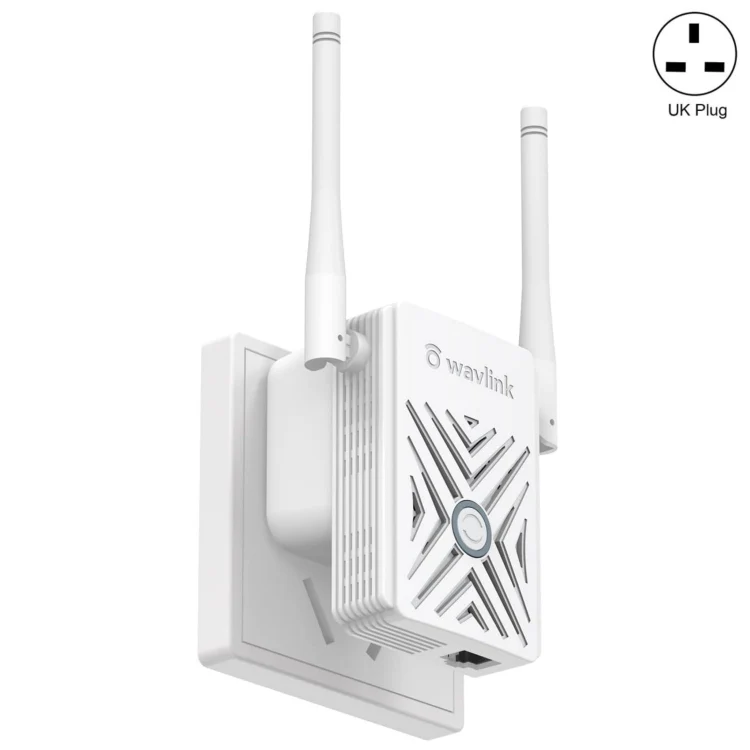 WAVLINK WN578W2 For Home Office N300 WiFi Wireless AP Repeater Signal Booster, Plug:UK Plug