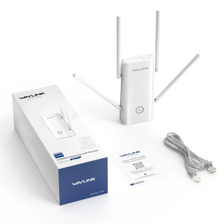Wavlink WN583AX3 AX3000 Dual Band WiFi Repeater/AP/Router/Mesh Mode WiFi Extender, Plug:US Plug - Image 9