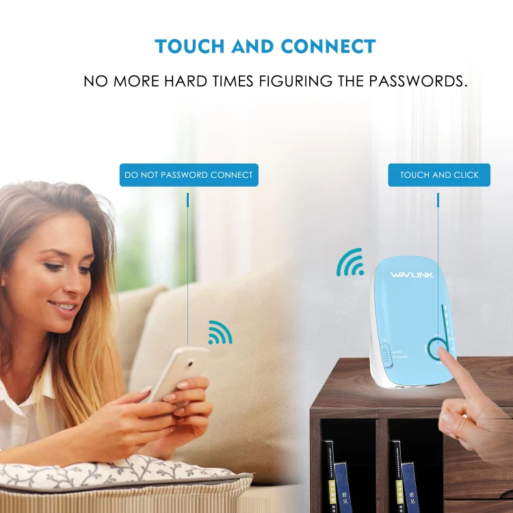 WAVLINK WS-WN576A2 AC750 Household WiFi Router Network Extender Dual Band Wireless Repeater, Plug:AU Plug - Image 5