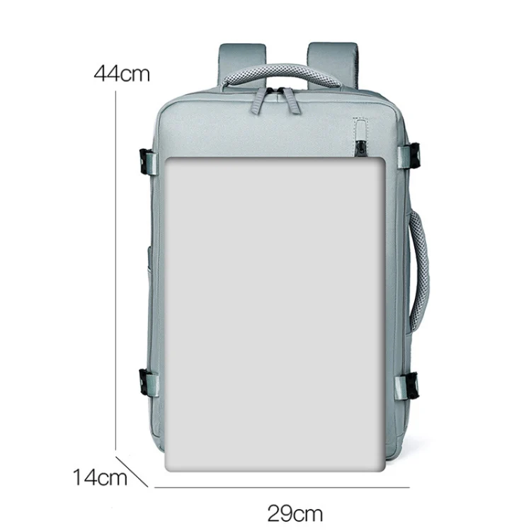 WEIXIER B723 Large Capacity Travel Backpack Simple Computer Bag(Light Blue) - Image 3