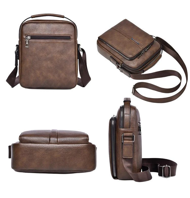 WEIXIER D833 Multi-Functional Men Shoulder Bag Commuter Large Capacity Crossbody Bag(Black) - Image 10