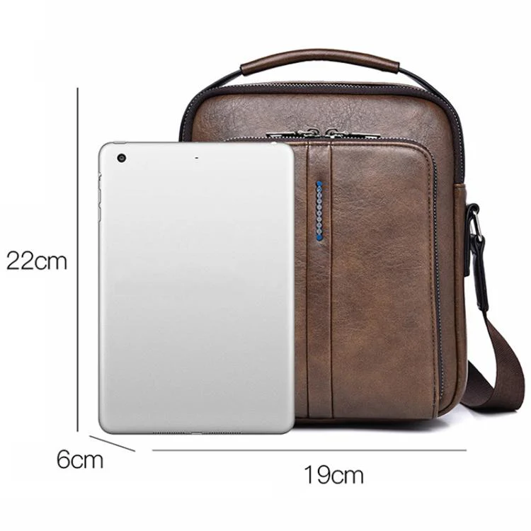 WEIXIER D833 Multi-Functional Men Shoulder Bag Commuter Large Capacity Crossbody Bag(Black) - Image 11